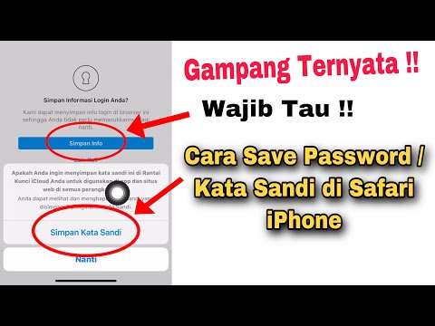 Video: Mengapa iPhone saya tidak menyimpan kata laluan saya?