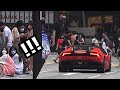 See how people react to a lamborghini acceleration in malaysia