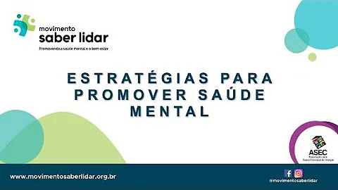 O que posso fazer para promover saúde mental?