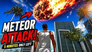 👉METEOR ATTACK IN INDIAN BIKE DRIVING 3D! ☄️😱 | ONLY 5 MINUTES LEFT!