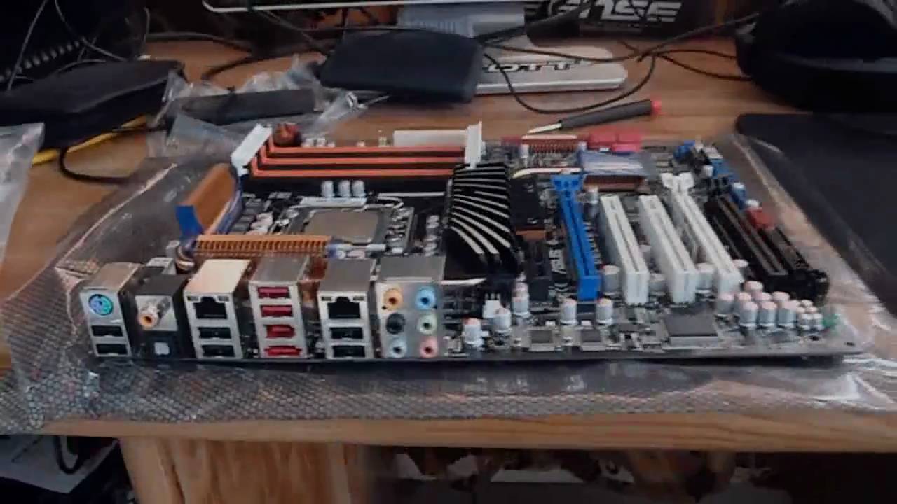 Update My PC BOARD ASUS P6T Deluxe v2 & INTEL i7 920 YouTube