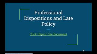 EDU 220 10 Week Online Overview
