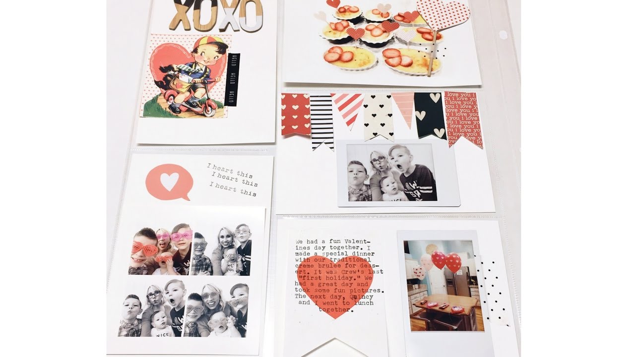 Pocket scrapbook process video YouTube