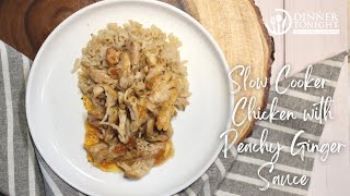 Chicken with Peachy Ginger Sauce Slow Cooker