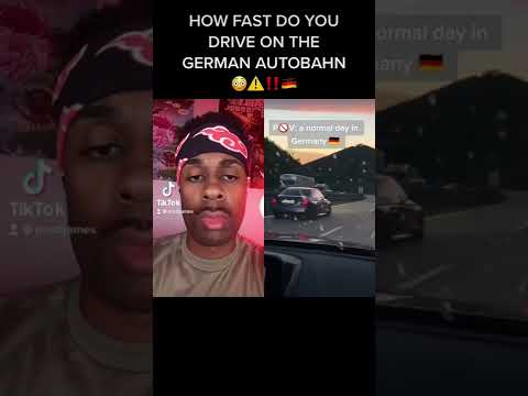 DO ALL GERMANS 🇩🇪DRIVE THIS FAST ON THE AUTOBAHN !???😱