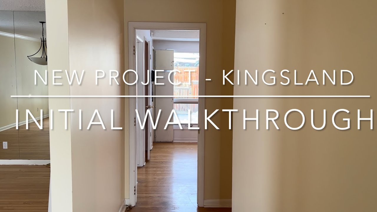 New Project, Initial Walkthrough - Kingsland - YouTube