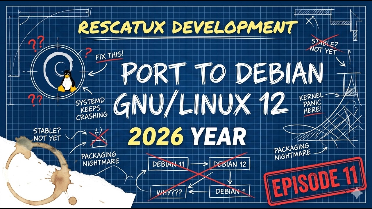 Rescatux Development | Port to Debian GNU/Linux 12 | 2026 Year ...