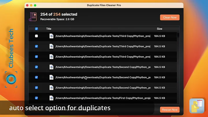 Effortlessly Remove Duplicate Files and Free Up Space with Duplicate Files Cleaner Pro #apple