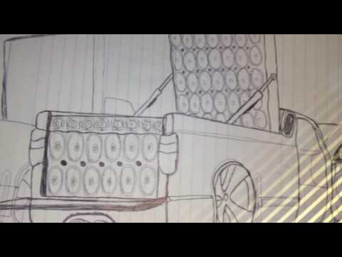 Desenhos de carros de som. - YouTube