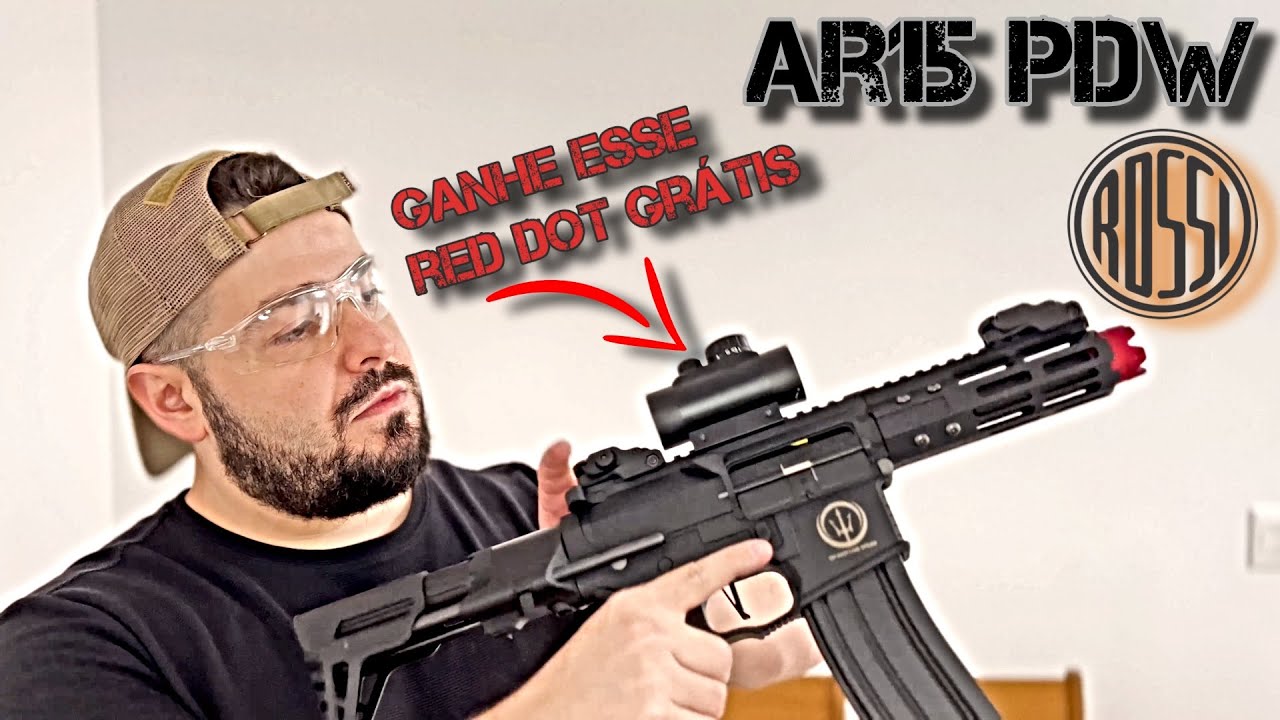 FUZIL AR15 PDW Rossi AIRSOFT REVIEW FBAIRSOFT