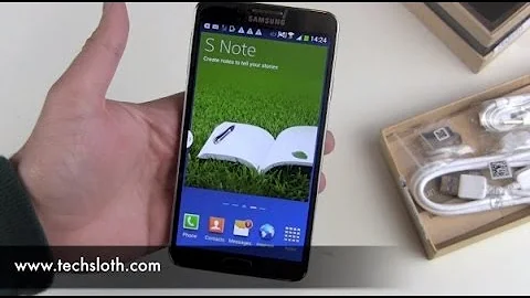 Samsung Galaxy Note 3 Setup and First Look