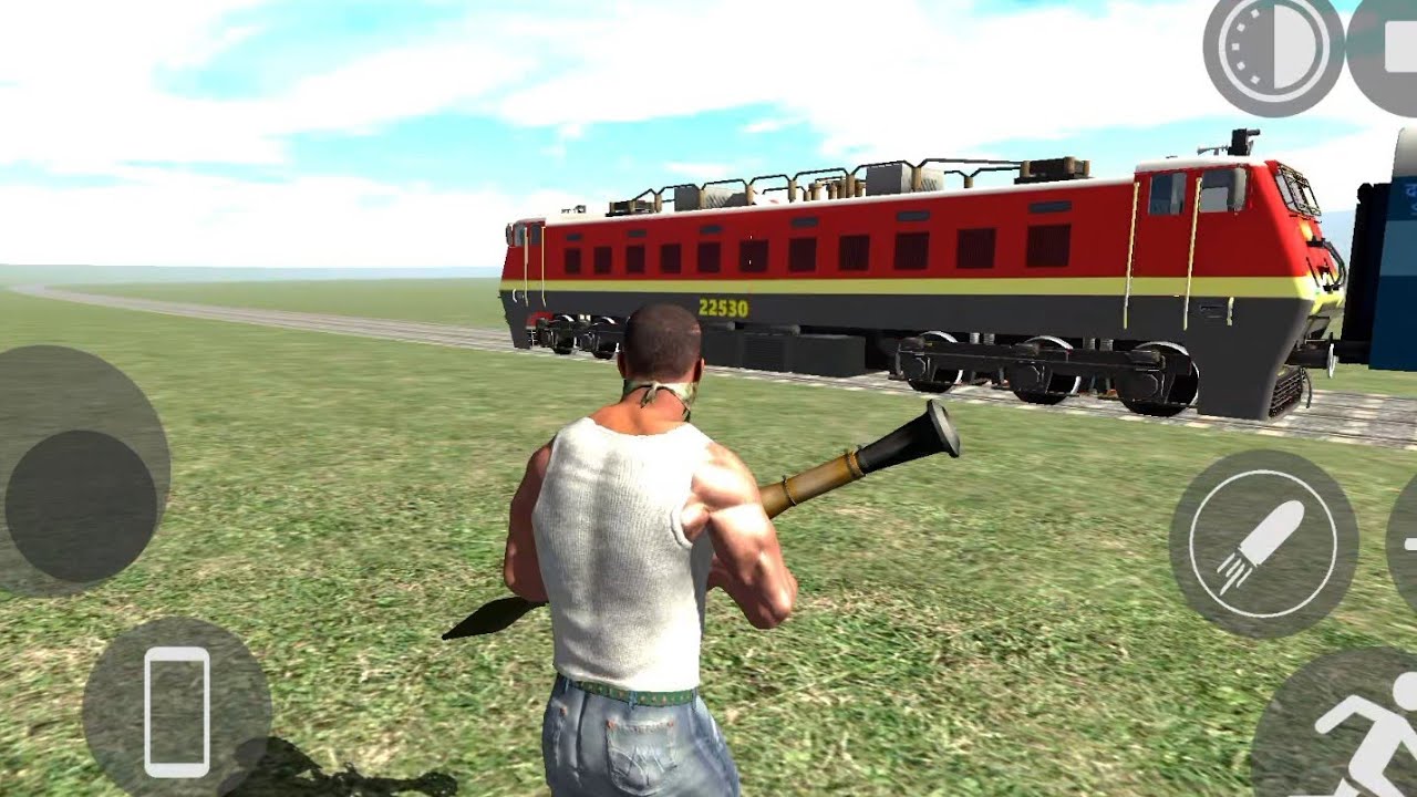 indian bike driving 3d exploding 💥 full 🚂 with sticky bomb and mini ...