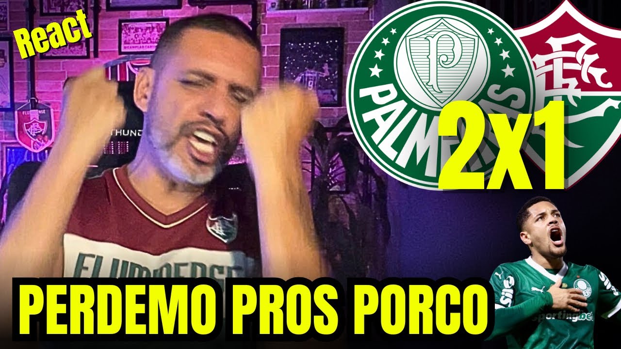 React melhores momentos Palmeiras 2x1 Fluminense | Jogão de bola! 