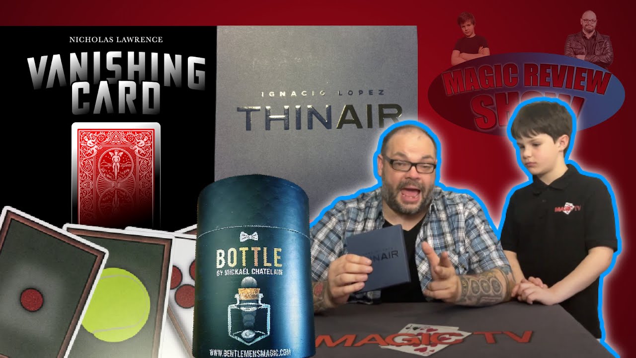 Vanishing Card, Thin Air, Bottle & Pocket Friendly Cups & Balls | Craig & Ryland's Magic Review #90