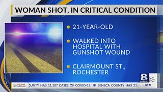 21-year-old woman in critical condition after shooting in Rochester