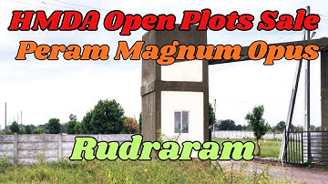 open plots for sale rudraram peram megna opus hmda layout hyderabad