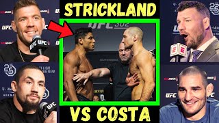 UFC Fighters "Predict" Sean Strickland vs Paulo Costa | UFC 302