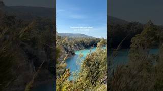 Blue lake in north west Tasmania 🦋 20 minutes from Derby #tasmania #travel #australia #travelvlog