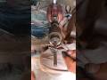 Turning process: Turn wire into spring by Hand Tools #shorts