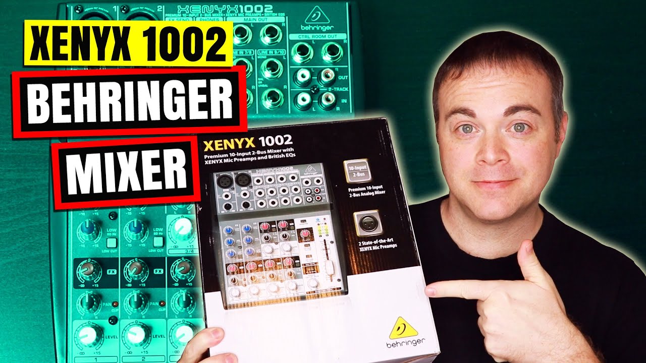 dyr Zeal Bemyndige Behringer Xenyx 1002 Behringer Mixer Review - YouTube