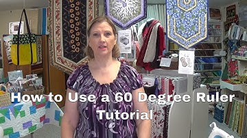 How to use a 60 degree ruler
