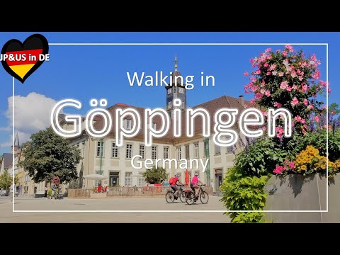 【Göppingenドイツ】🇩🇪Walking in Göppingen Germany / Day Trip from Stuttgart / Walking Tour / Germany Vlog