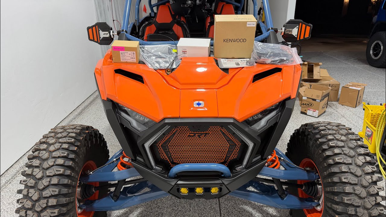 PCI race radio kit installation video on a 2025 Polaris RZR PRO S 4 Ultimate!   