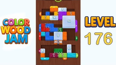 Color Wood Jam Level 176 Walkthrough Solution