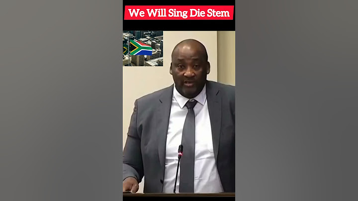 Gayton MacKenzie Sports Minister Told EFF To Forget About National Anthem Changes.