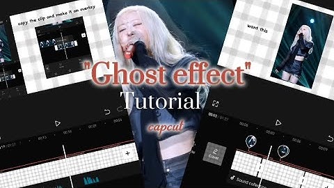 smooth Ghost effect Tutorial~capcut