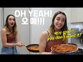 I Cooked Kimchi Pancake For My Korean BF... He Didn't Even Want To Eat It??! | Couple Mukbang