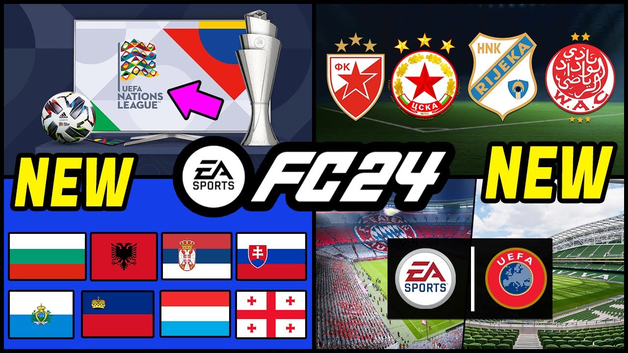 All confirmed EA FC 24 leagues and competitions