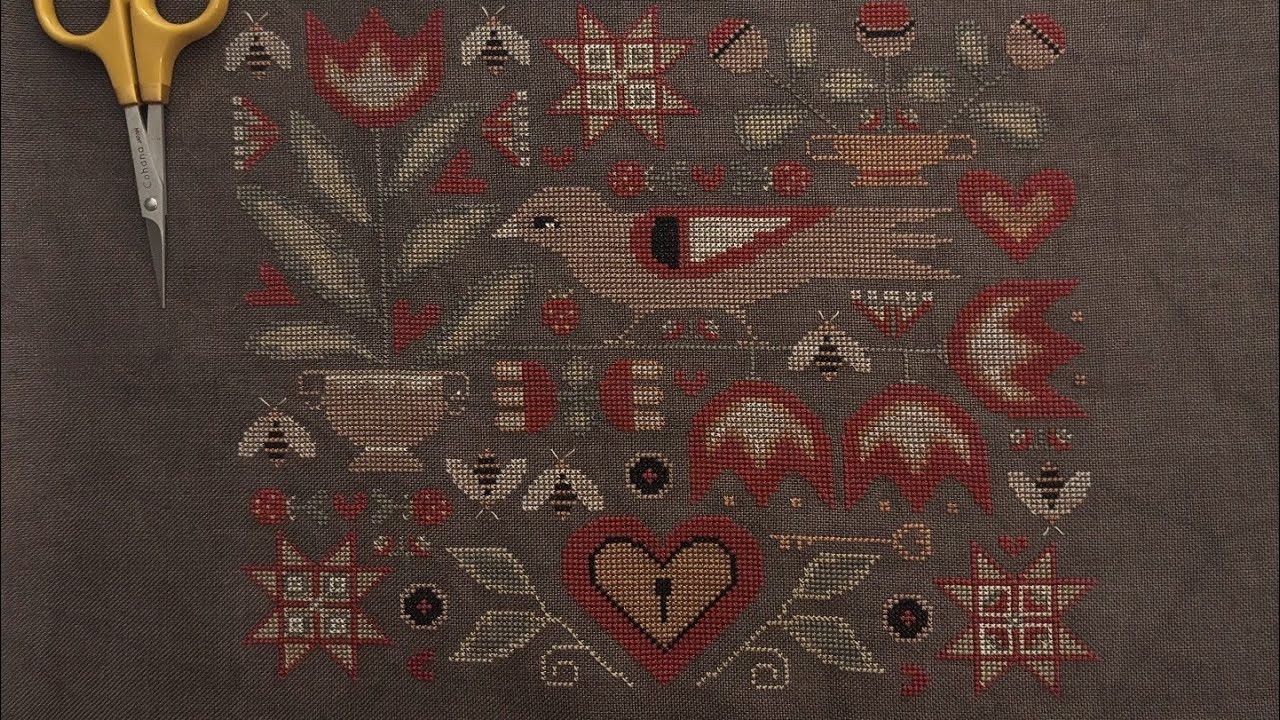 Flosstube #22 - What I have been stitching so far in June and announcing a Spooky Summer