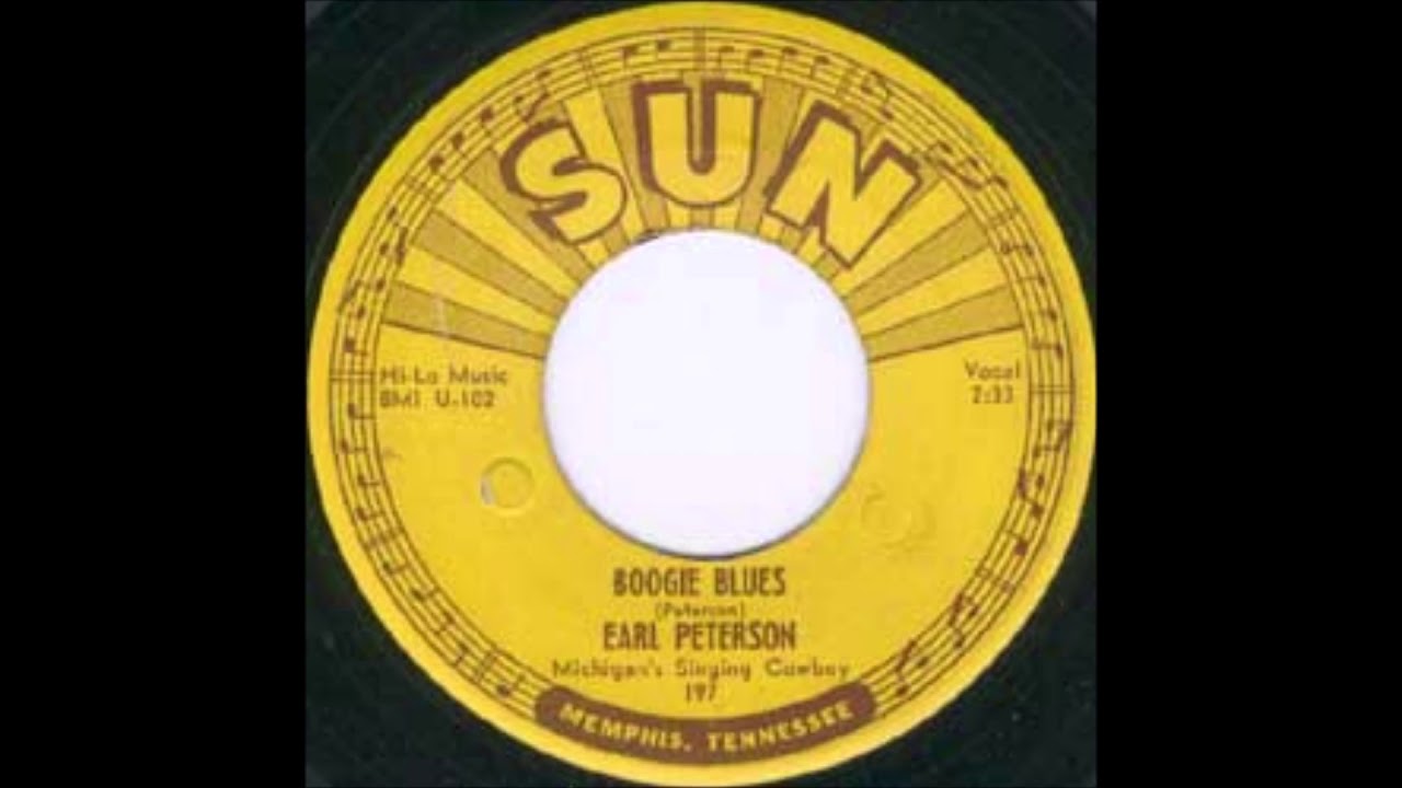 Earl Peterson - Boogie Blues - 1954 Hillbilly Bopper - SUN 197