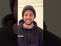 Noah Centineo singing in Spanish. IG live Instagram 2020