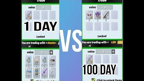 How to get rich  on  skyblock only trade 1 day vs 100 day😲😲 [blockmango]