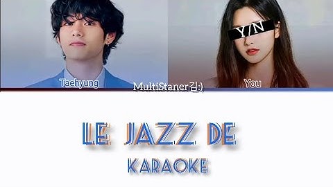 LE JAZZ DE(CHEEK TO CHEEK) KARAOKE DUET WITH TAEHYUNG#taehyung#trending #karaoke #fyp #bts #kpop