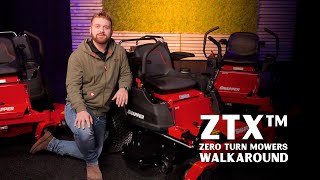 Snapper ZTX™ Zero Turn Mower Line Up | Walkaround Snapper ZTX™ Zero Turn Mower Line Up | Walkaround