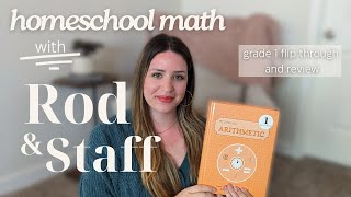 FLIP THROUGH AND REVIEW || Rod and Staff Arithmetic 1 Homeschool Math