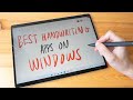 Meilleure application dcriture manuscrite pour les tablettes windows