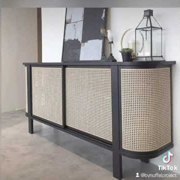 Rattan AshWood Sideboard bynuffelproject #rattanfurniture #onlineshoppingmalaysia #perabot