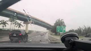 Florida Turnpike. Traffic jam, crashes, accidents & speeders, Rainstorm Avoid the Daily Nightmare,