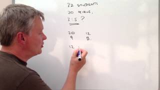 How to calculate ratio level D exam question