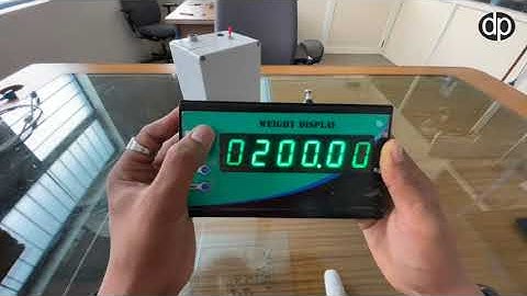 Configuration & Calibration of Wireless Weighing System - DP INNOVATION