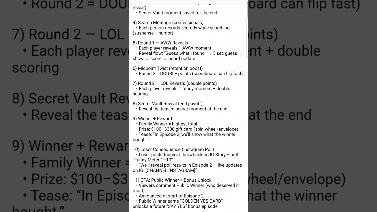 EPISODE 1 — SHORT VERSION “AWW vs LOL” (Family Moments Vault)