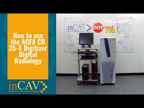 How to use the AGFA CR 35X Digitizer Digital Radiology