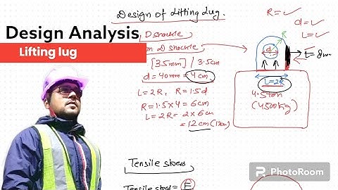 Design of lifting Lug