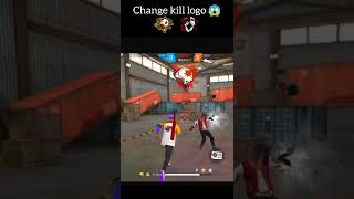 how to change kill logo in free fire 😱 how to change free fire kill logo || ff kill effect  #shorts