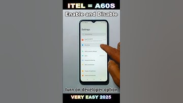 itel a60s Developer option Enable // itel a60s Enable usb debugging 2025//
