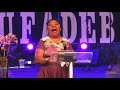 UFADEB GERAL 2019 | SÁBADO NOITE | Miss. ZETE ALVES - Quando você glorifica Deus age em seu favor!